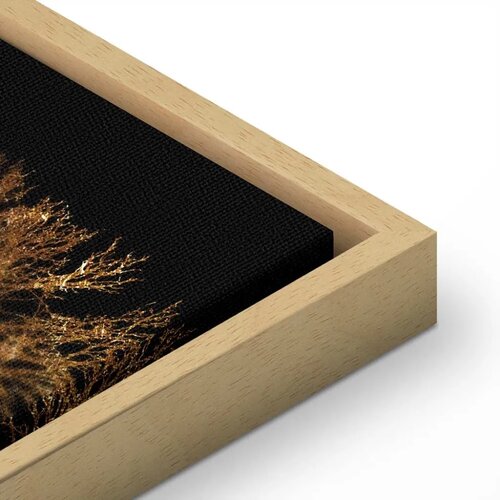  Slika - Golden Forest (1 Part) Wide 120x60 U prirodnom drvenom okviru Cene