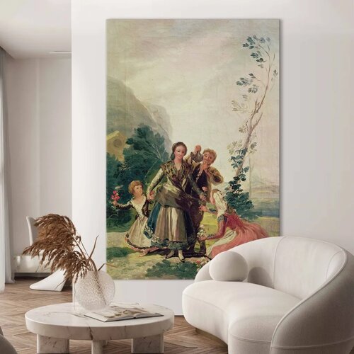  XXL slika - Francisco Goya &amp;ndash; The Flower Girls (Spring) 113x170 Slike