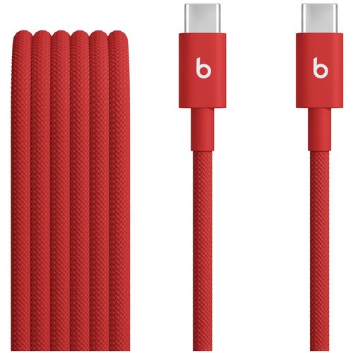 Apple beats usb-c to usb-c woven cable (1.5 m) - rapid red Cene