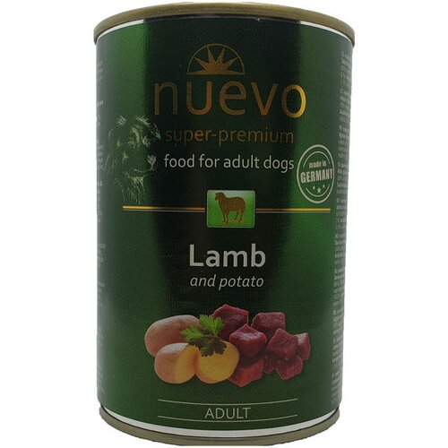 Nuevo Vlažna hrana za pse u konzervi, Jagnjetina i krompir, 0.8kg Slike