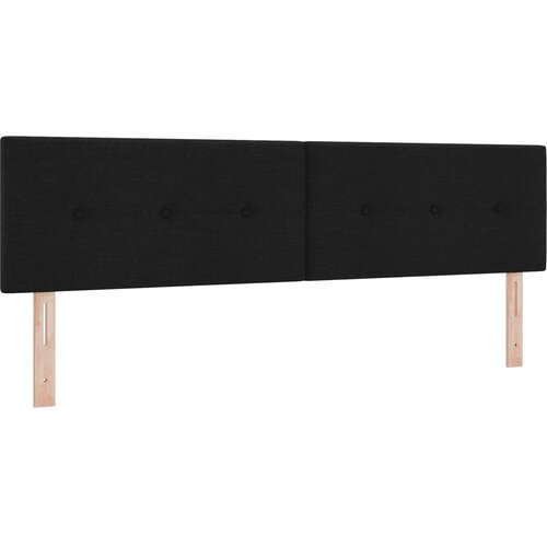  Boxspring krevet s madracem Crna 180 x 200 cm Tkanina Slike