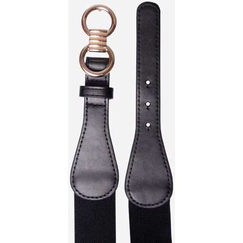 Shelvt Women's Elastic Black Belt Cene