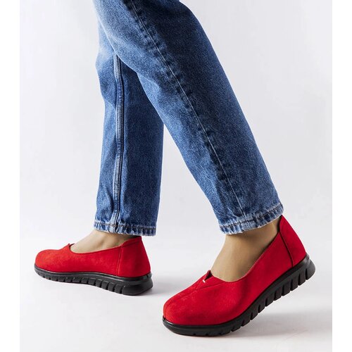 Gemre Red lightweight Kheda moccasins Cene