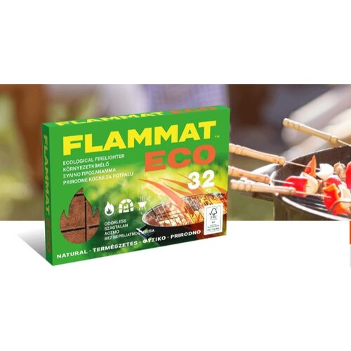 Flammat Ekolo&amp;scaron;ke kocke za podžig - 32 kom Slike