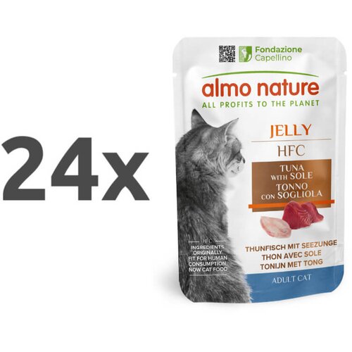 Almo Nature HFC Jelly vrečka - tuna in list - 55 g 24 x 55 g Cene