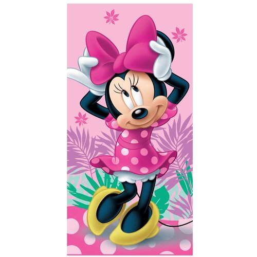 Jerry Fabrics Ružičasti pamučan dječji ručnik 70x140 cm Minnie &amp;quot;Pink&amp;quot; &amp;ndash; Slike