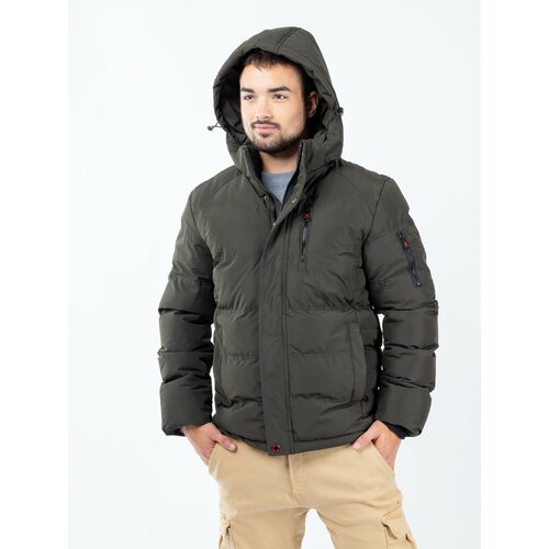 Glano Men's winter jacket - khaki Slike
