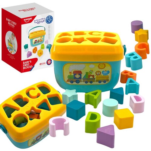 Woopie baby sorter 2u1 kovčeg &scaron;krinja + učenje abecede i oblika Cijene