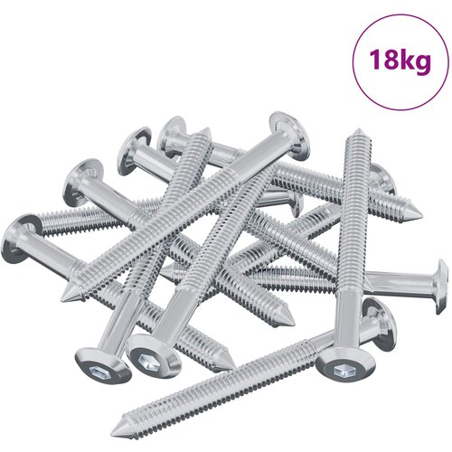 vidaXL Vijak 1600 pcs srebrna M6 x 60 mm Jeklo, (5000163898) Cene