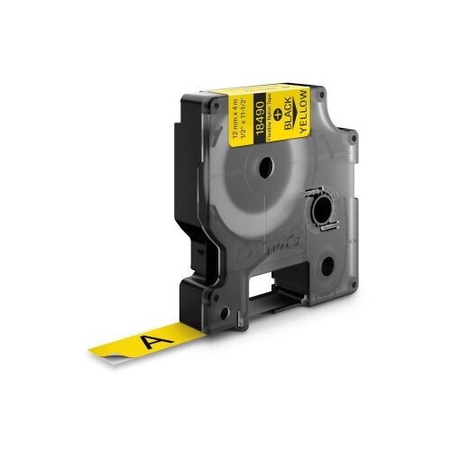 Dymo traka industrijska najlon 12mm crna/žuta ( DY18490 ) Cene