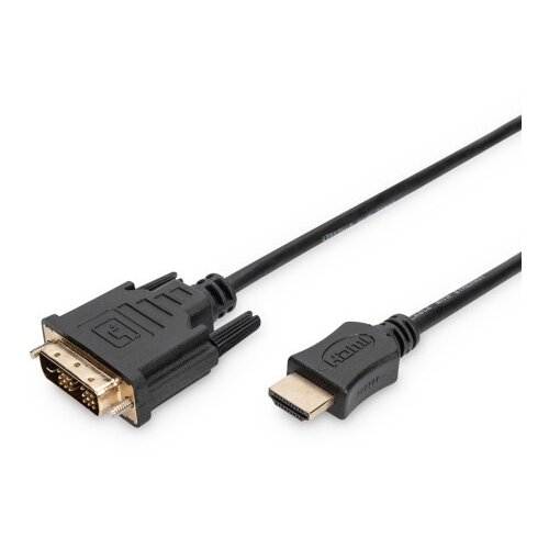 Digitus Kabl HDMI na A-DVI(18+1) FHD 2m crni ( ak-330300-020-s ) Slike