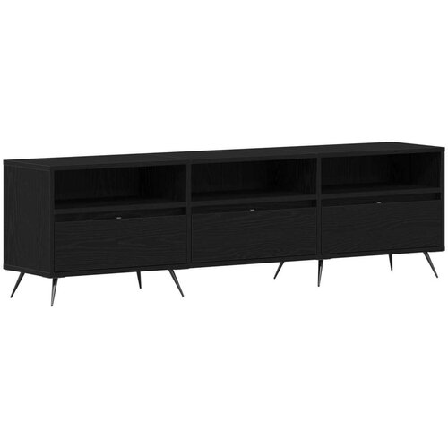 TV ormarić Crna 150x30x44 5 cm Konstruirano drvo Cijene