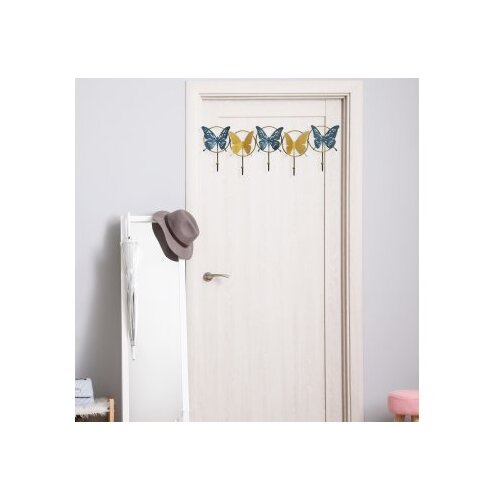 Wallxpert metalna zidna kuka multicolor ruhsar Slike