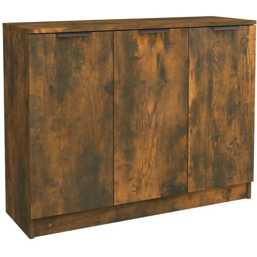 Maison Chic Komoda - Predalnik dimljeni hrast 90,5x30x70 cm konstruiran les, (21718364) Slike