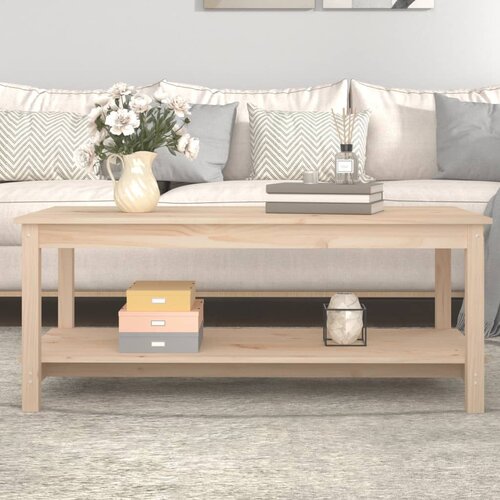 The Living Store Klubska mizica 110x55x45 trdna borovina - Klubska Mizica, (21573903) Cene