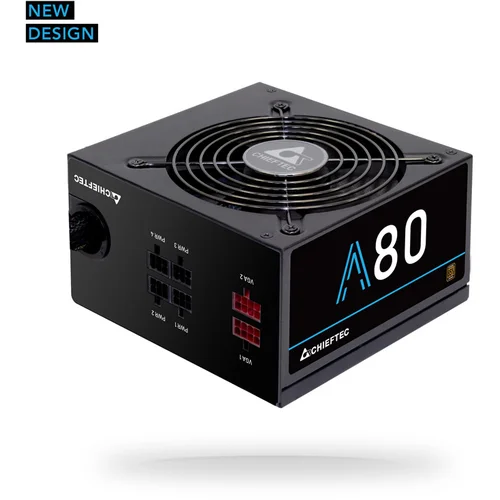 Chieftec PSU 750W CTG-750CA-80 seria,12cm fan,Active PFC85+Efficiency,2xPCIe,6xSATA,Semi-modular