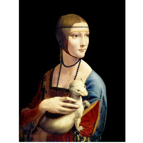 Fedkolor Slika reprodukcija 50x70 cm Lady with an Ermine, Leonardo Da Vinci –