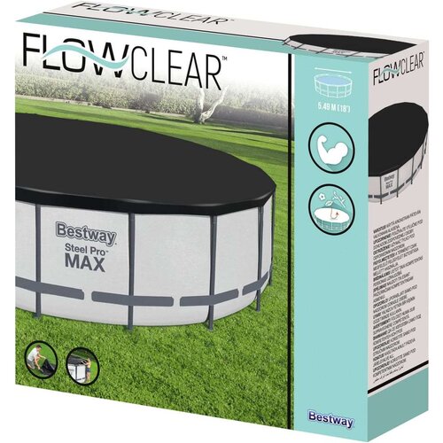 Bestway Flowclear pokrivalo za bazen Fast Set 555 cm, (20991088) Slike
