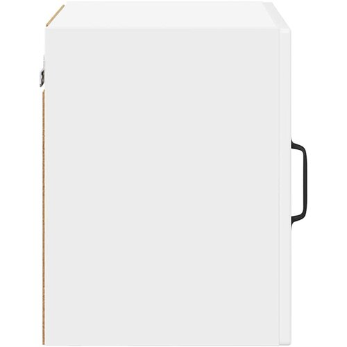  Zidni stakleni ormarić 2 pcs Visoki sjaj bijela 40 x 31 x 40 cm Slike