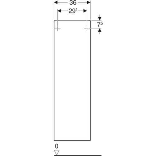 Geberit Ormarić Smyle Square 36x118x29,9 500.361.00.1 Slike