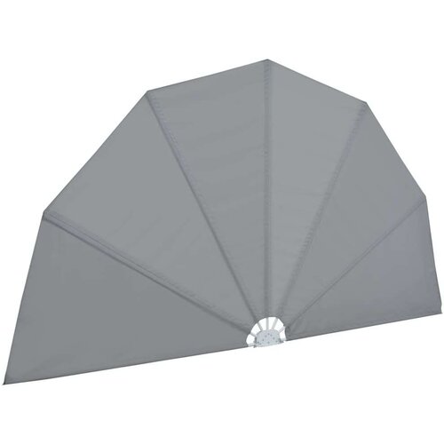  Sklopiva bočna tenda siva 200 cm Slike