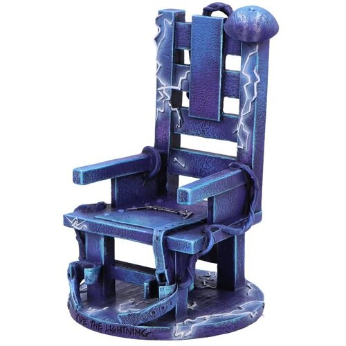 Nemesis Now Mettalica - Ride The Lightning Blue Chair Ornament (15 cm) Slike