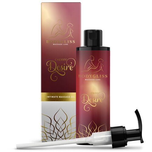 BodyGliss masažno ulje i lubrikant - Cherry Desire, 150 ml Slike