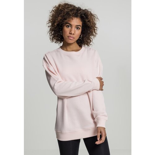 Urban Classics Ladies Oversize Crewneck pink Slike