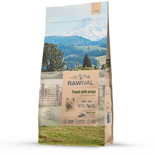 Craftia rawival finest with wings adult dog toy & small breed - piletina i ćuretina za odrasle pse malih rasa (750g, 2,5kg, 7,5kg) 2,5kg Cene