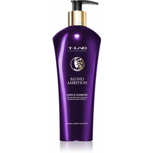 T-LAB Professional Blond Ambition vijoličen šampon za nevtralizacijo rumenih odtenkov 300 ml