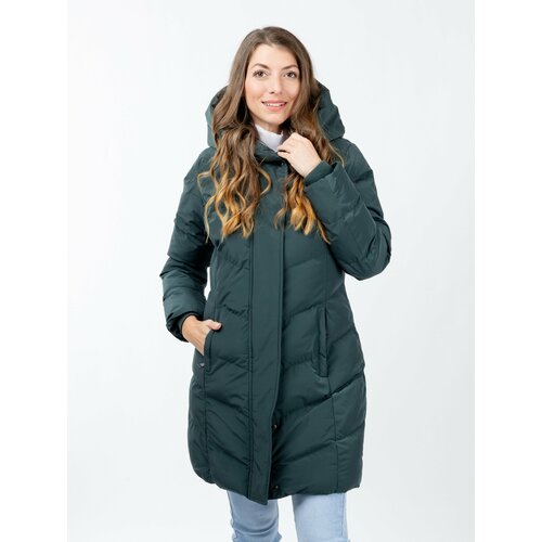 Glano Women's winter quilted jacket - green Cene