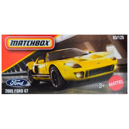 Mattel Matchbox: Kovinska avtomobilčka Ford GT 2005 v papirnati škatlici 1/64 - Cene