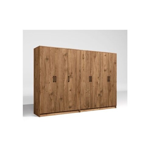 Hanah home Ormar Kardelen 1600-117, 280x180x51.8 cm, , Smeđa Slike