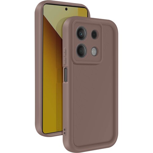 AVIZAR Ohišje za Xiaomi Redmi Note 13 Mehak dotik Dvignjene meje, Rjava, (5000010384) Cene