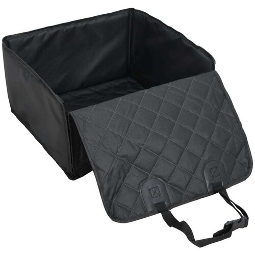 vidaXL Autosjedalica za pse crna 45 x 45 x 25/55 cm Cene