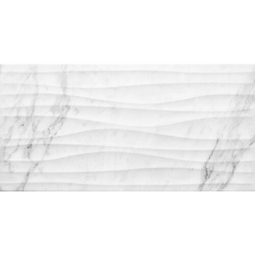 Keramika Kanjiža zidna keramička pločica Carrara Onda 3D 25x50 KPK1087 Slike