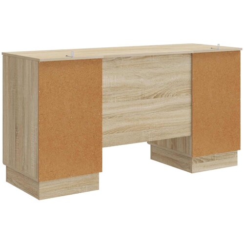 Stol Hrast sonoma 142,5 x 50 x 75 cm Konstruirano drvo Slike