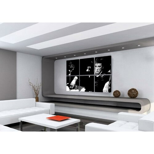  Ročno izdelana slika POP Art SCARFACE-AL PACINO 6-delna (POP) Slike
