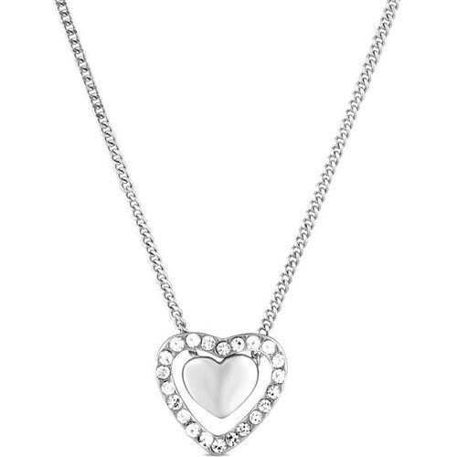 Vuch Ženska ogrlica Lunira Silver sa srcem i cirkonima, 44 cm Cijene