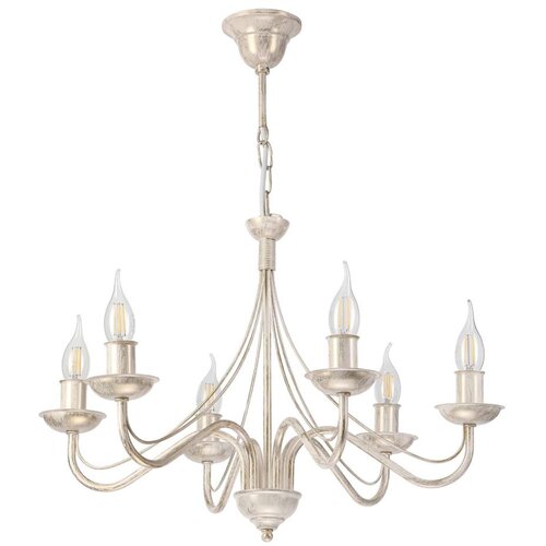  Luster na lancu ANTON 6xE14/60W/230V bela patina Cene