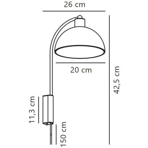 Nordlux zidna lampa ellen 1xE14/40W/230V sjajni hrom Slike
