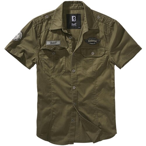 Brandit Luis Vintage Shirt Short Sleeve olive Slike