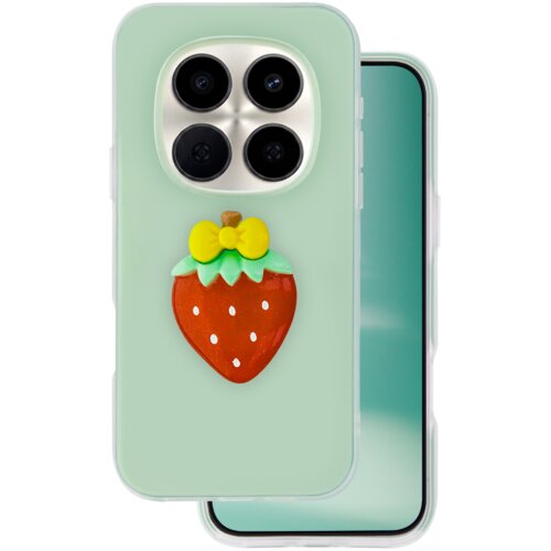 Onasi Tutti Frutti 2v1 silikonski ovitek za Xiaomi Redmi Note 15 Pro - zelen Cene