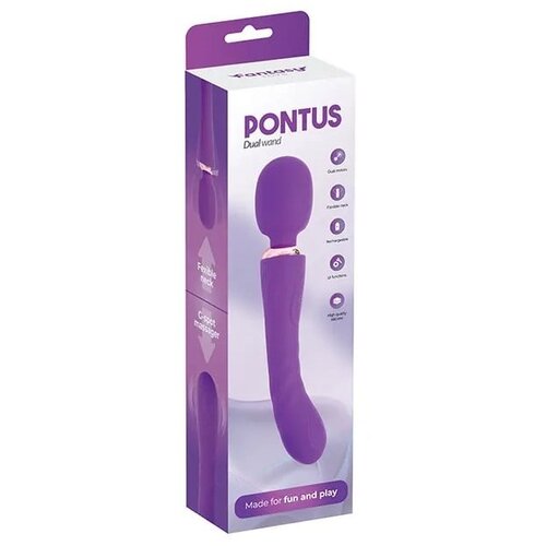 Dupli Wand vibrator | Pontus Dual Lila Cene