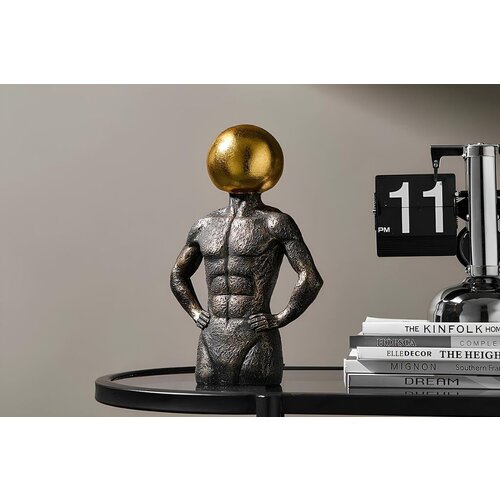 Aberto Design dekorativna figura CY0371, 22x15x7 cm, antracit Cene