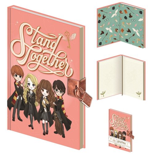 Pyramid International PYRAMID HARRY POTTER (STAND TOGETHER) A5 PREMIUM LOCKABLE DIARY BELEŽKA Slike