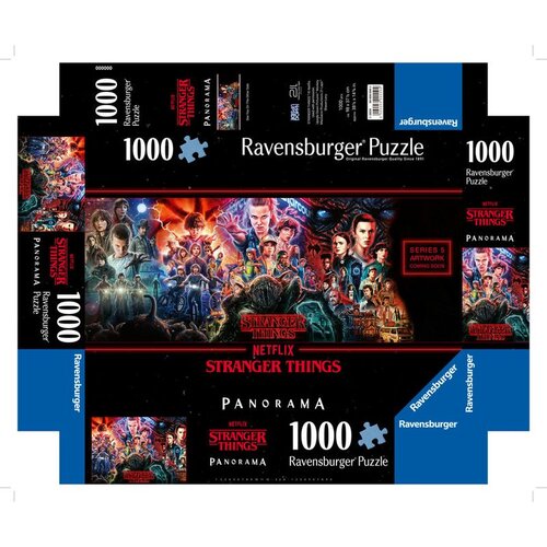 Stranger Things Puzzle panorama 1000 dijelova Cene