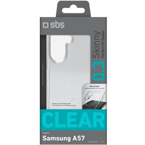 Sbs ovitek za silikonski Samsung Galaxy A57 5G, prozoren Slike