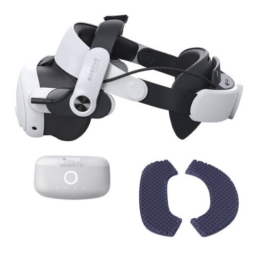 Bobovr M3 Pro naglavni trak + dodatna baterija za Oculus Quest 3 / Quest 3S Slike