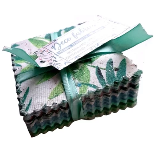  Dekorativne mini tkanine za patchwork 140 kom - izaberi boje (Pakiranje)